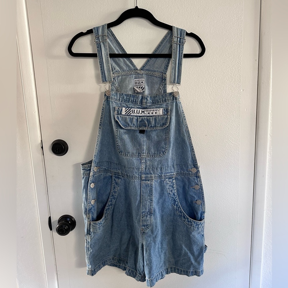 Vintage BUM equipment denim overalls shortalls